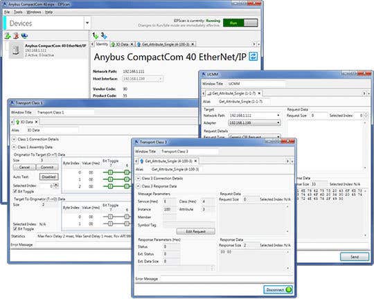 Ixxat Ethernet/IP Softwar