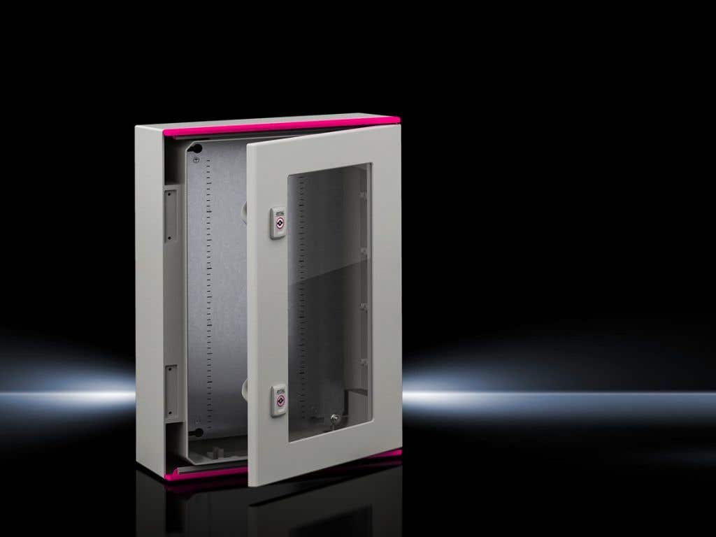 Plastic enclosures AX with viewing window