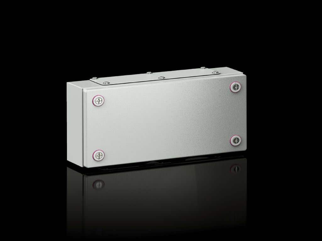 Small enclosures KX Terminal box KX, sheet steel, without gland plate