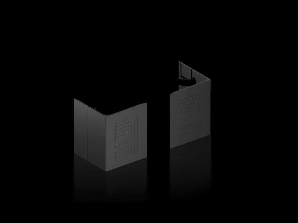 Cover for base/plinth corner piece for base/plinth system VX