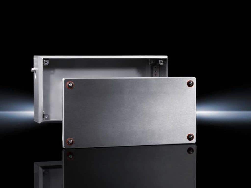 Ex enclosures Stainless steel, empty enclosure with screw fastened cover