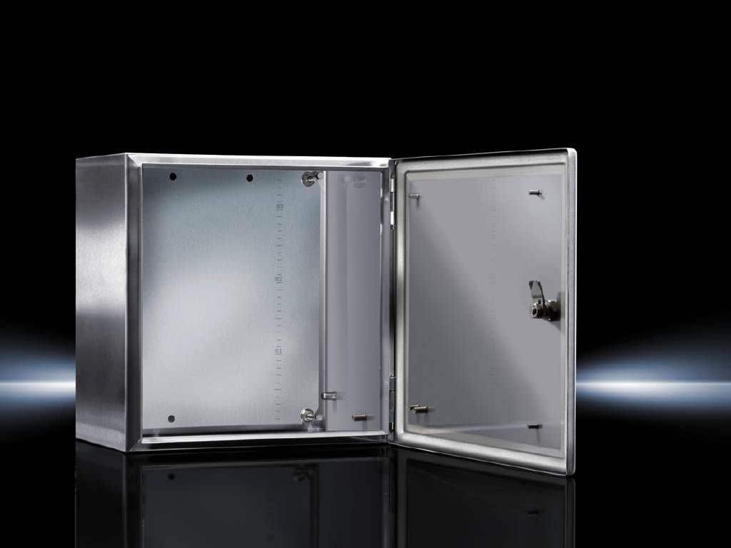 Ex enclosures Stainless steel, empty enclosure with hinged door