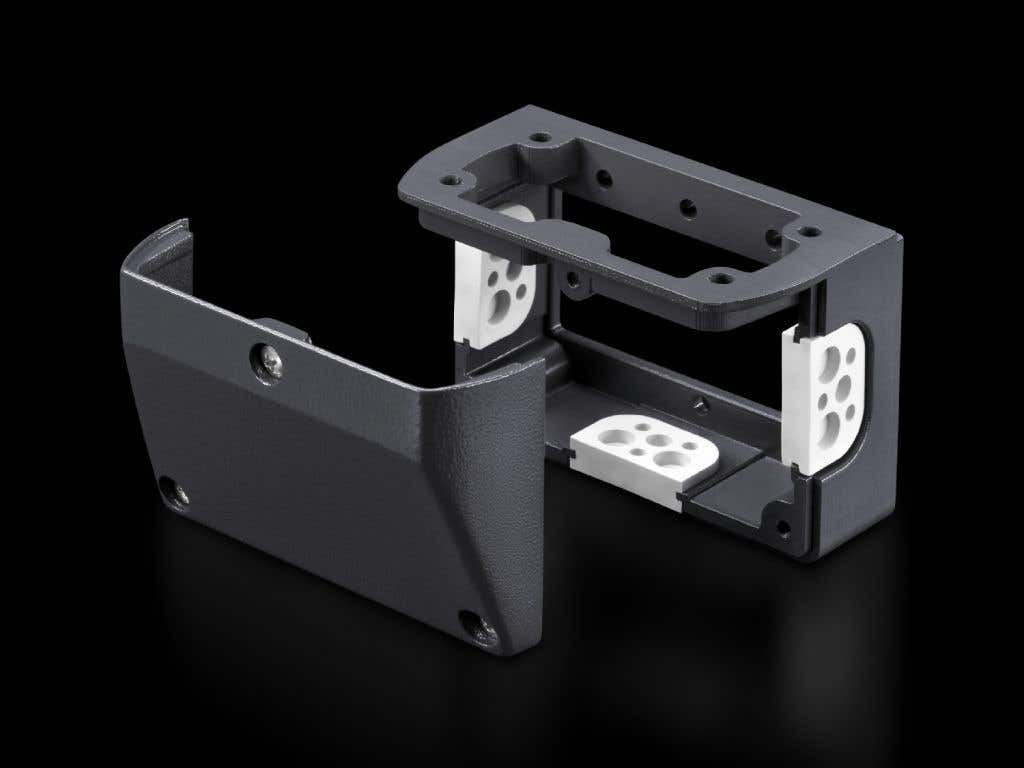 Connection console for support arm connection 120 x 65 mm