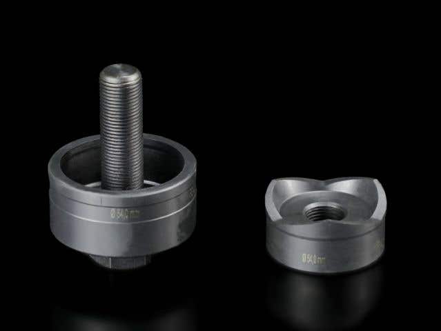 Hole punch, round for sheet steel
