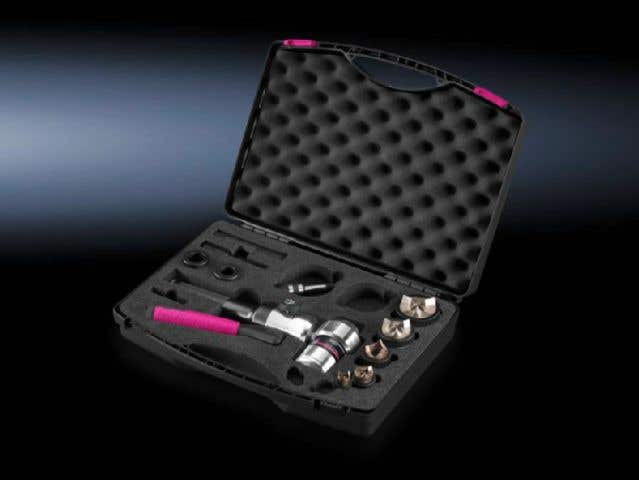 Manual hydraulic punch set, PG 9 - PG 48