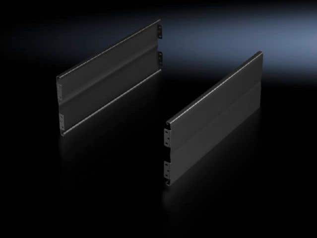 Flex-Block trim panels, 200 mm, solid for Flex-Block corner pieces