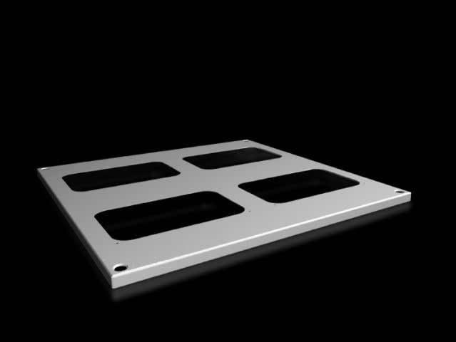 Roof plate for cable entry glands for VX, VX IT