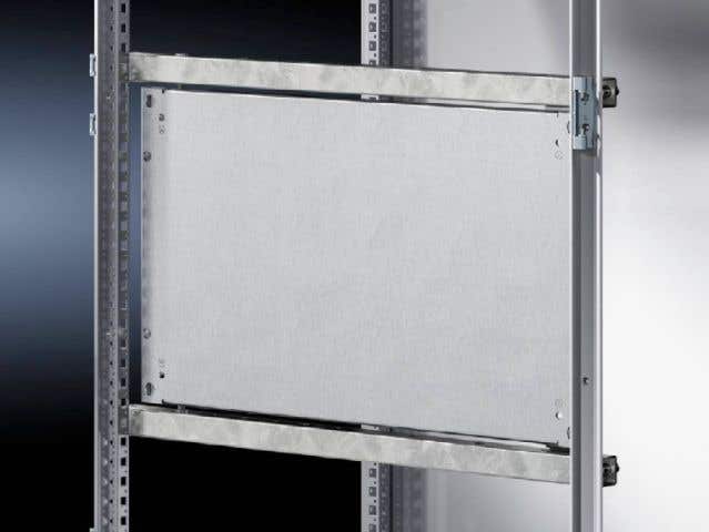 Hinge attachment for partial mounting plate VX