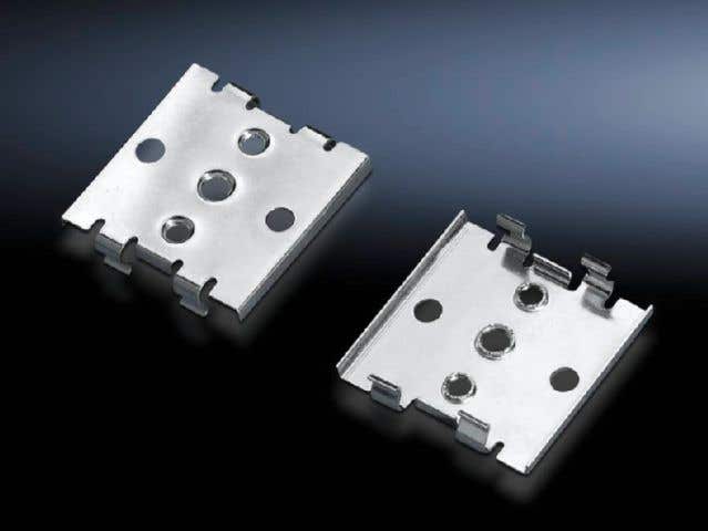 Mounting clip for support rails