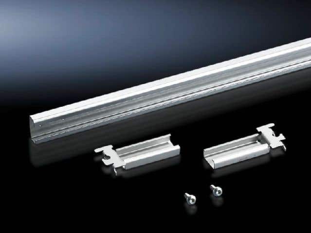 Cable clamp rails, depth-variable for TS, TE