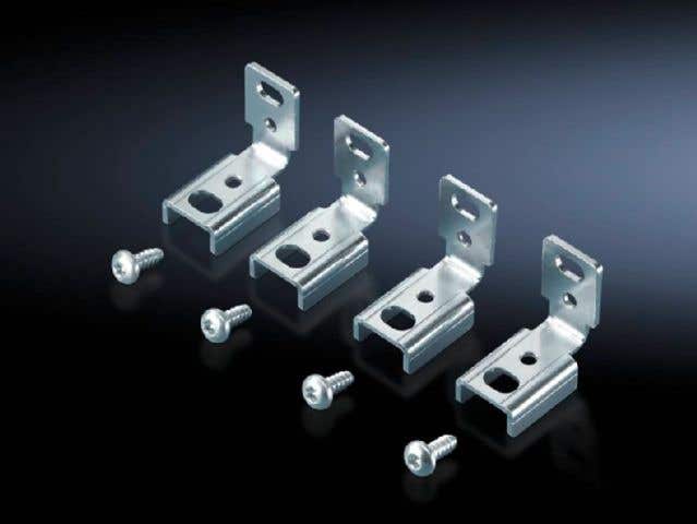Attachment TS for TS punched section with mounting flange, 17 x 73 mm