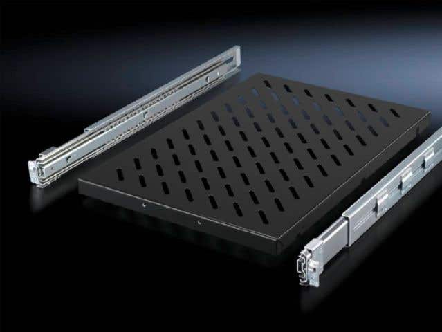 Component shelf, pull-out 482.6 mm (19