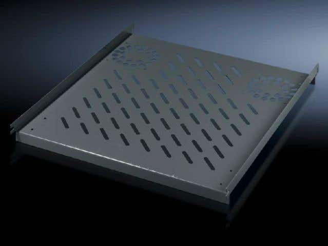 Component shelf, static installation for TS, SE, PC, IW, prepared for fan expansion kit