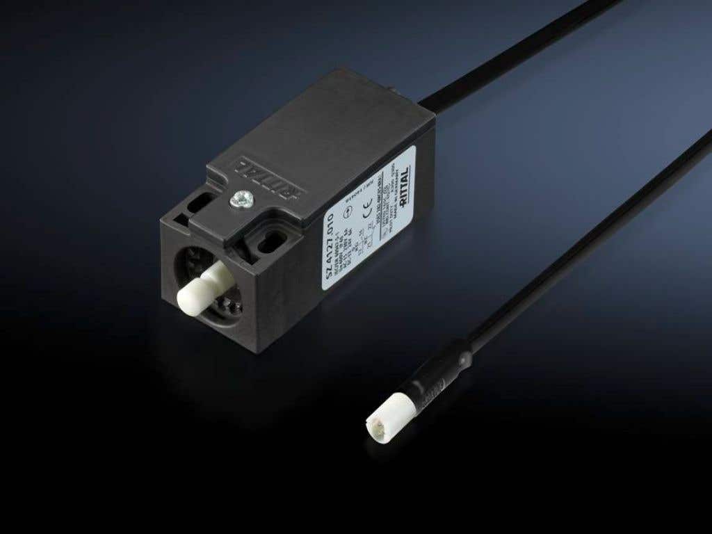 SZ Door-operated switch, with connection wire, L: 800 mm, black
