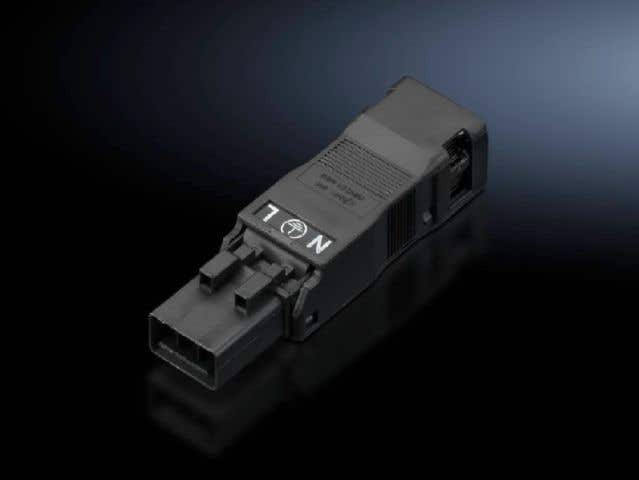 SZ Connector, for through-wiring, 3-pole, 100-240 V, Connection accessories for self-assembly