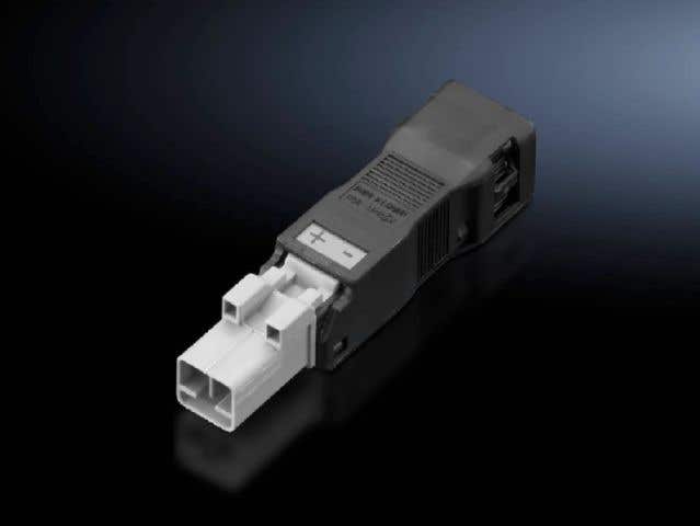 SZ Connector, for through-wiring, 2-pole, 24 V DC, Connection accessories for self-assembly