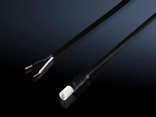 SZ wire for door-operated switch, L: 3000 mm, black, UL, Connection accessories for self-assembly
