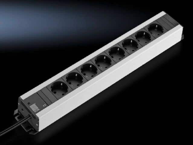 With socket for Germany,, with earthing-pin (type F, CEE 7/3)