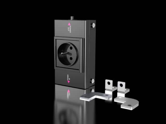 SZ socket box for LED system light, with socket for Switzerland,