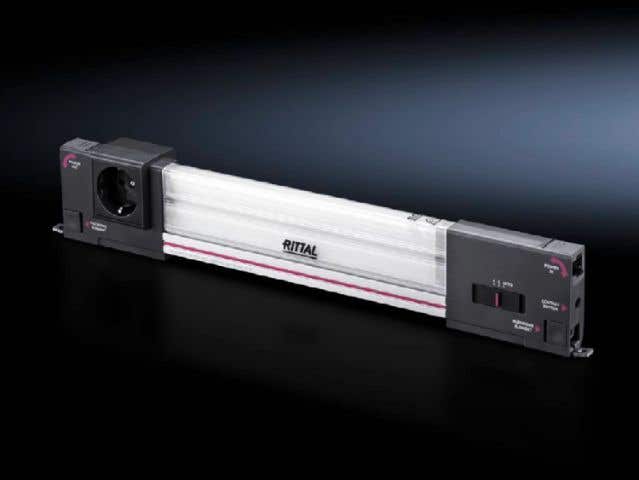 SZ Courtesy light, WHD: 987x117x50 mm, 30 W, 100-240 V, 50/60 Hz, with door operated switch, with earthing-pin socket