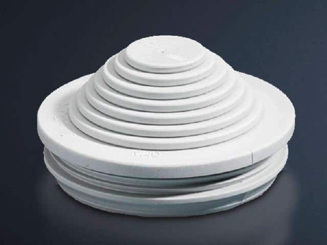 Stepped collar For wall thicknesses from 1.5 to 4.5 mm