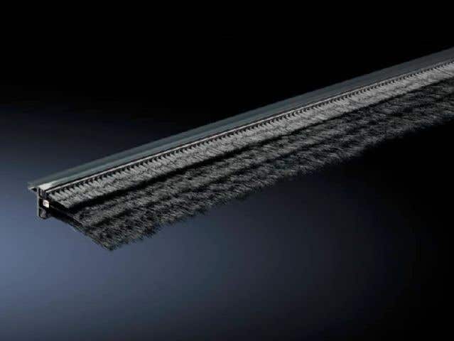 Brush strip, super-airtight 