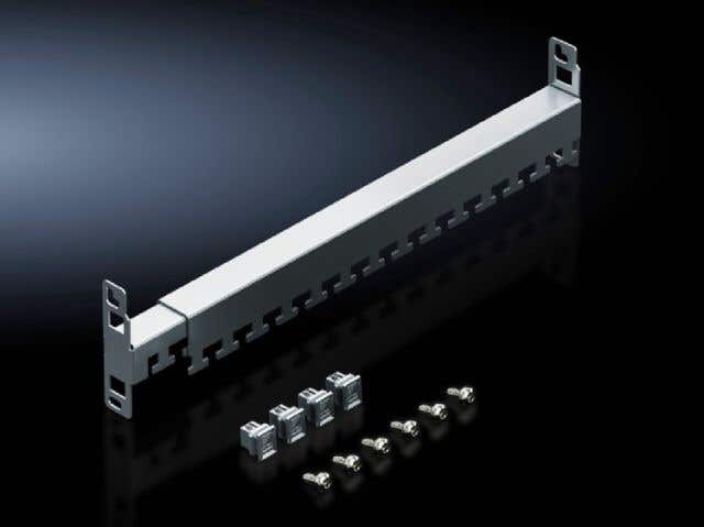 Cable clamp rail, depth-variable for VX IT, TE