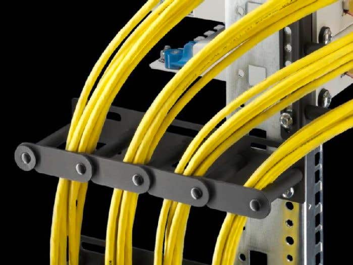 Cable routing bars, 482.6 mm (19") attachment