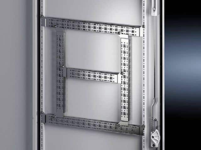 Punched section with mounting flange, 14 x 39 mm for VX, TS, SE, PC, IW, AX