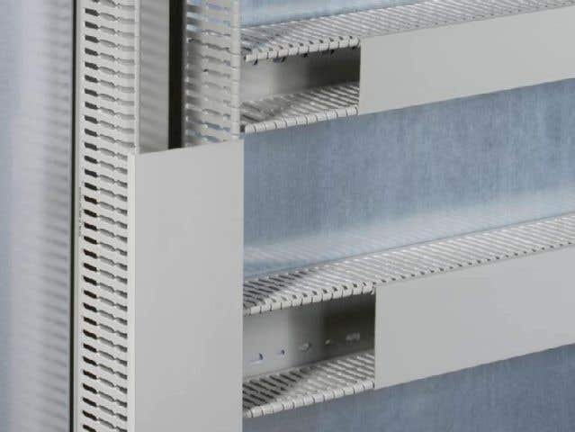 Cable duct for vertical TS section