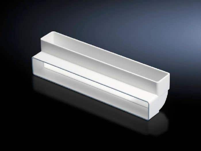 Deflector, 90° for air duct system