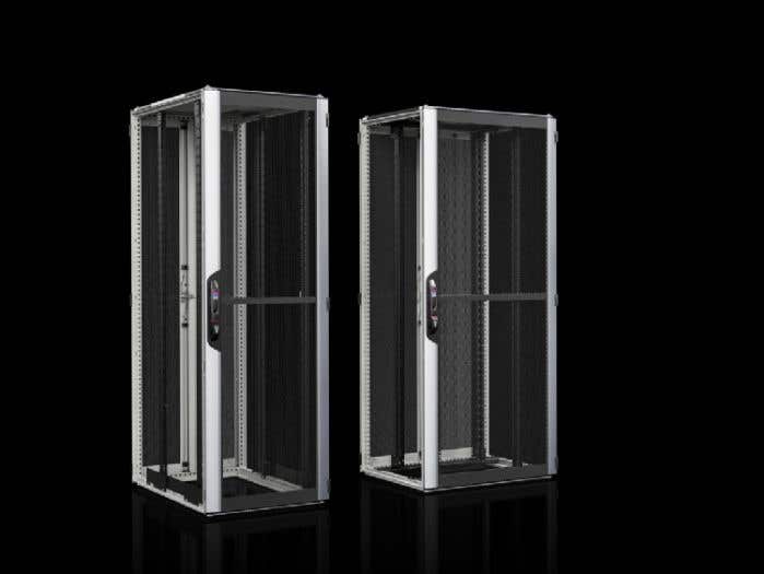 Network/server rack VX IT with vented doors, with 482.6 mm (19
