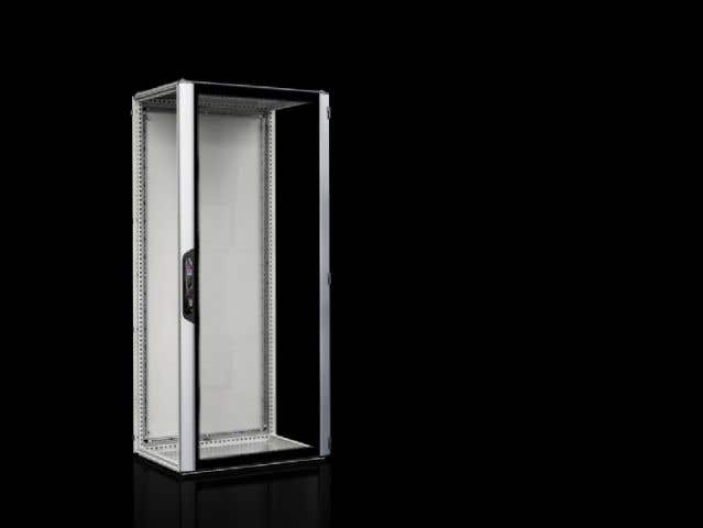 Network/server rack VX IT with glazed door, IP 55, empty enclosure