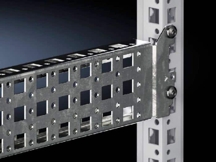 Punched section with mounting flange, 23 x 64 mm for VX, VX IT, VX SE, AX plastic