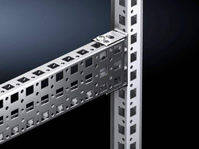 Punched section without mounting flange, 23 x 64 mm for VX