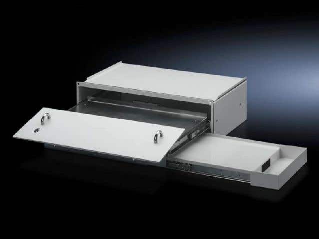 Drawer for keyboard and mouse with mousepad support