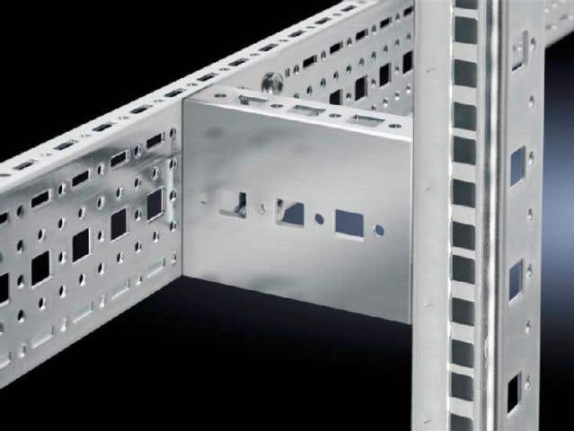 Mounting angles additional fastening attachment with L-shaped mounting angles