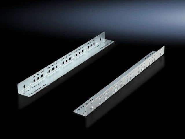 Slide rail, 1 U, static installation for VX IT