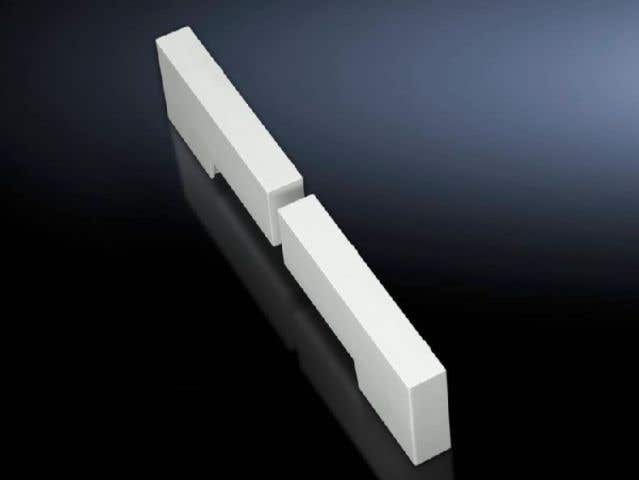 Insert strip for circuit-breaker component adaptors