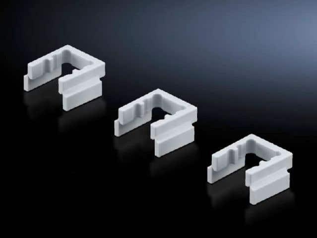 Busbar support for flat copper busbars