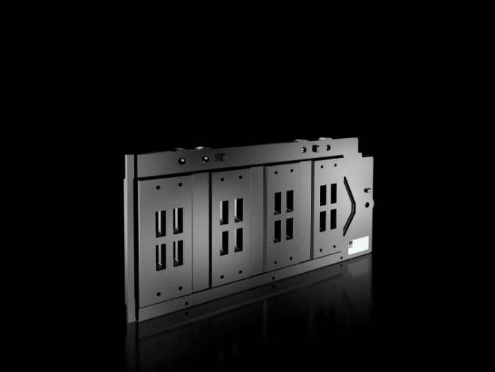 Busbar support for busbar entry (roof section)