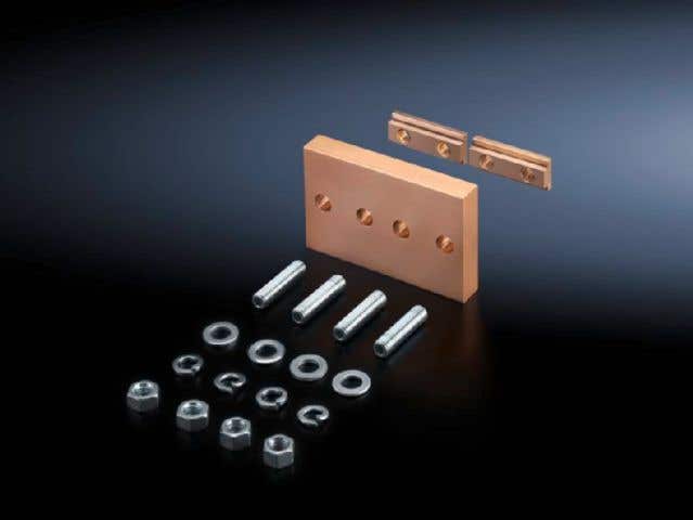 Longitudinal connector E-Cu for busbar baying