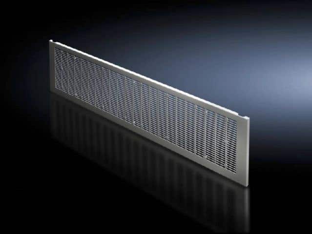 Front trim panel, bottom, vented for VX