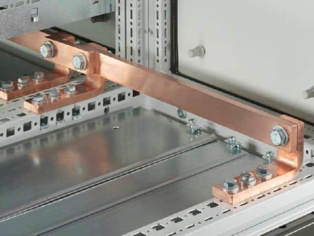Busbars E-Cu with integral holes