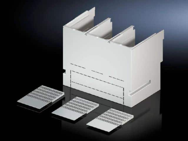 Contact hazard protection cover plate for component adaptors