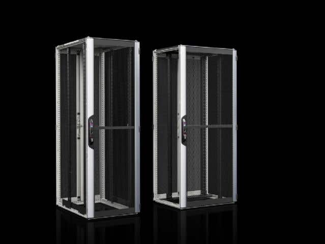 Network/server rack VX IT with vented doors, with 482.6 mm (19