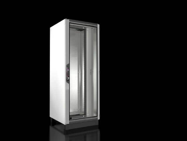 Network/server rack VX IT with glazed door, pre-configured, with 482.6 mm (19") swing frame