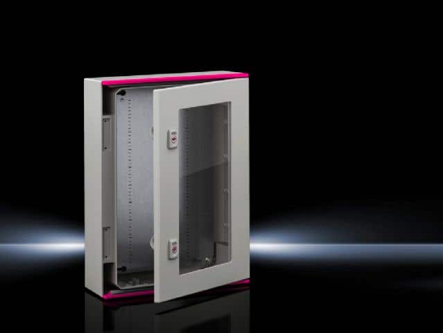Plastic enclosures AX with viewing window