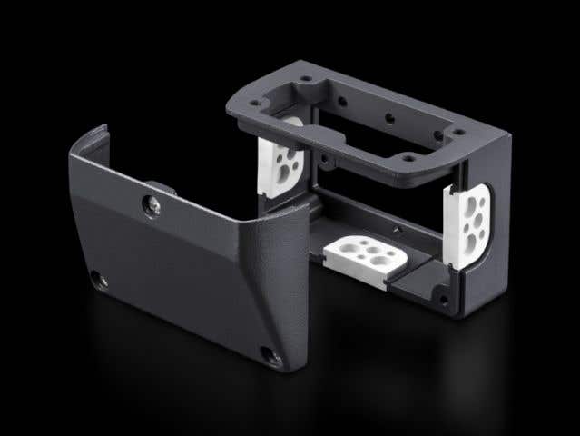 Connection console for support arm connection 120 x 65 mm