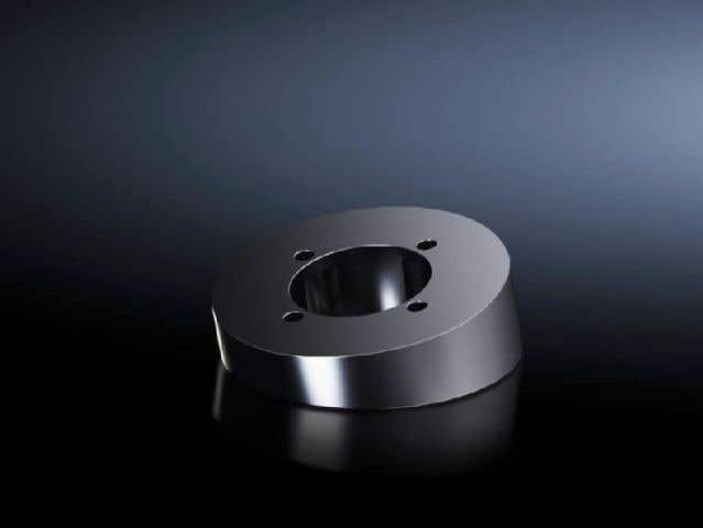 Tilting adapter 10° CP 40, stainless steel 